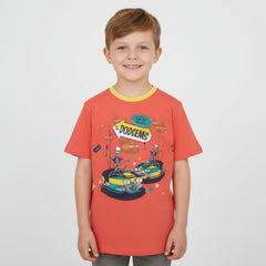 The Dodgems Orange Cotton T-Shirt
