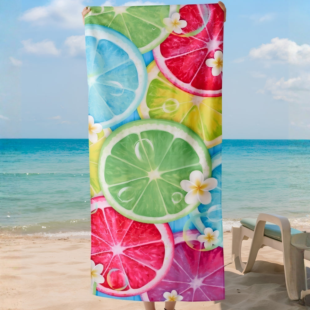 Tropical Squeeze Microfiber Beach Towel