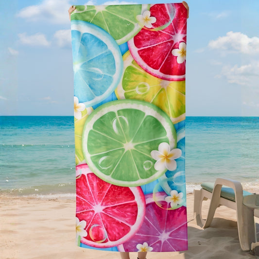 Tropical Squeeze Microfiber Beach Towel