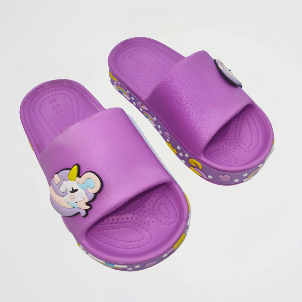 Unicorn Purple Slides