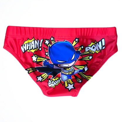 Batman Red Lycra Swim Brief (Model 02)