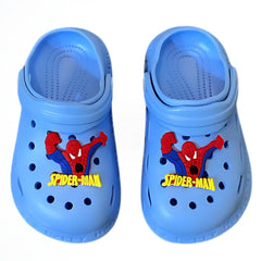 Spiderman Light Blue Clogs