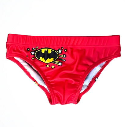 Batman Red Lycra Swim Brief (Model 02)
