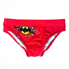 Batman Red Lycra Swim Brief (Model 02)