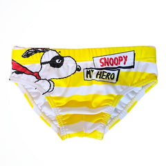 Snoopy My Hero Yellow Lycra Swim Brief