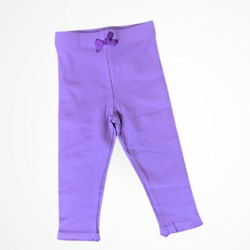 Basic Purple Cotton Leggings