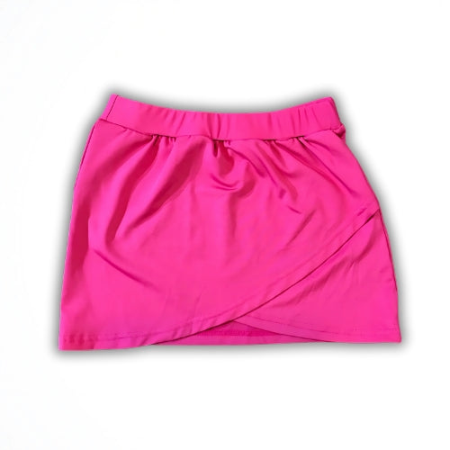Basic Fuchsia Lycra Swim Skirt