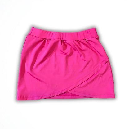 Basic Fuchsia Lycra Swim Skirt
