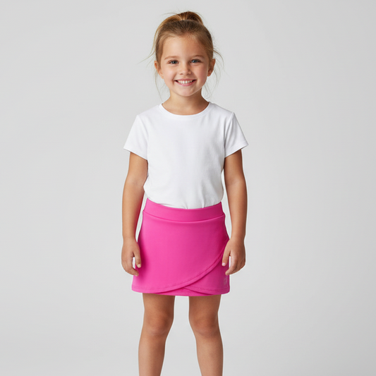 Basic Fuchsia Lycra Swim Skirt