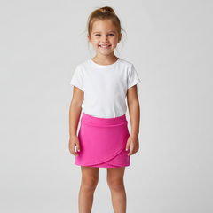 Basic Fuchsia Lycra Swim Skirt