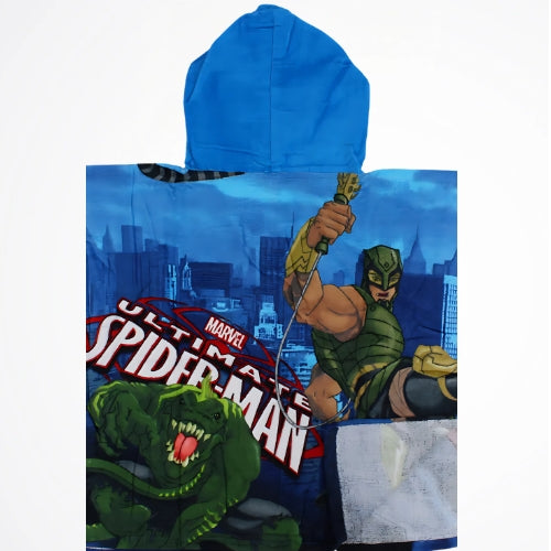 Spiderman & Enemies Beach Poncho