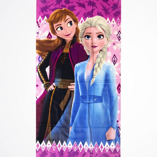Frozen Elsa And Anna Beach Towel (Model 045)