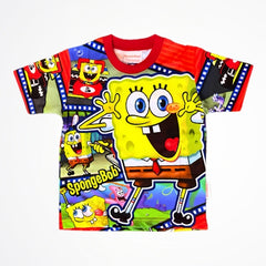 Spongebob Red Rash Guard Swim Shirt