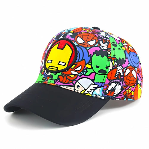 Ironman Face Logo Black Cap