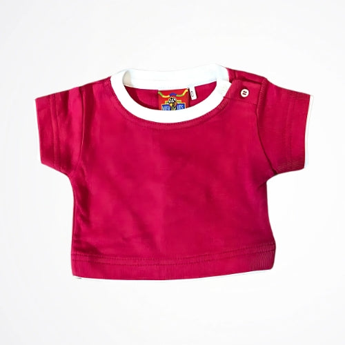 Basic Red Cotton T-Shirt