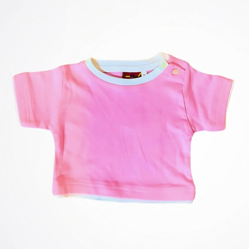 Basic Pink Cotton T-Shirt