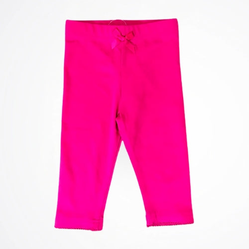 Basic Fuchsia Cotton Leggings