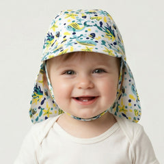Ocean Pattern Cotton Bucket Hat
