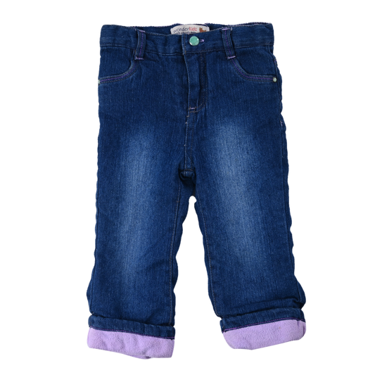 Wonder Kids Fleece Lined Denim Pants (Model 15)