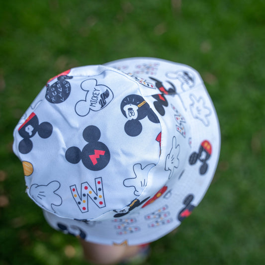 Mickey Mouse White Bucket Hat