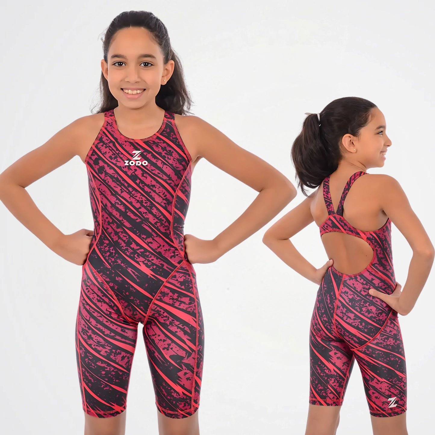 Zodo Fire Streak Training Shorty Swimsuit