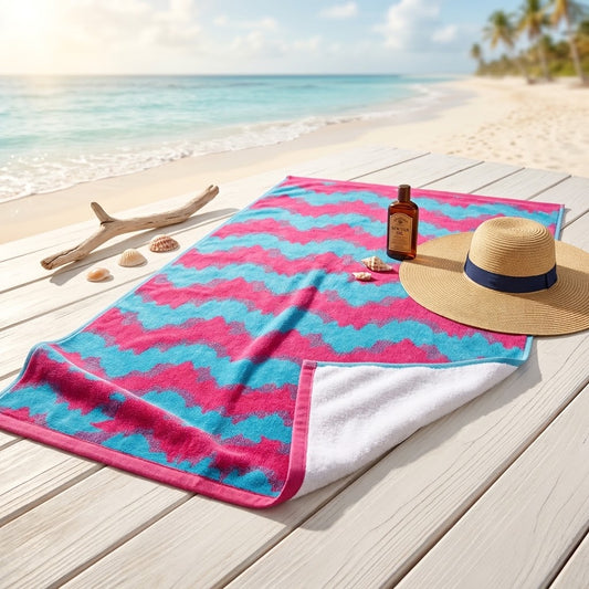 Tie Dye Cotton Beach Towel