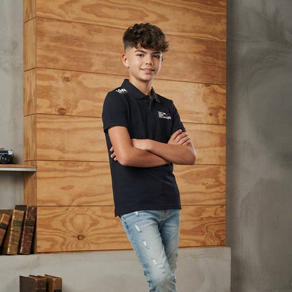 Basic Cotton Short-Sleeved Kappa Shirt