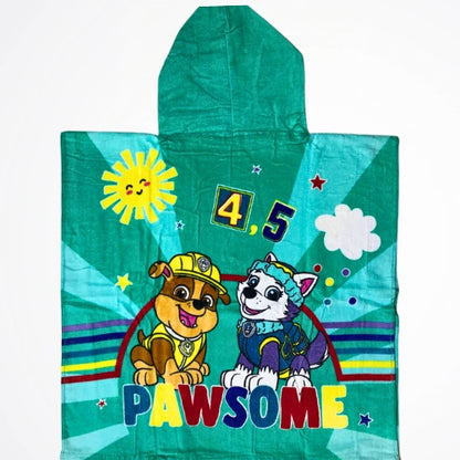 Paw Patrol Pawsome Beach Poncho