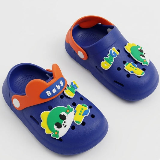 Dinosaur Navy Clogs