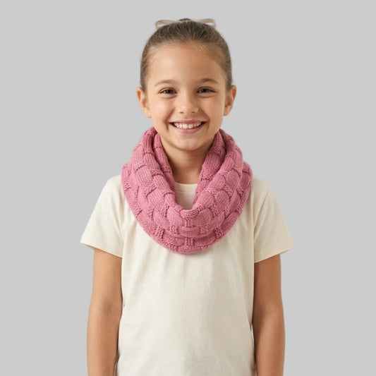 Rounded Kashmir knitwear Scarf