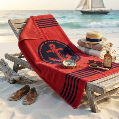 Anchor Cotton Beach Towel