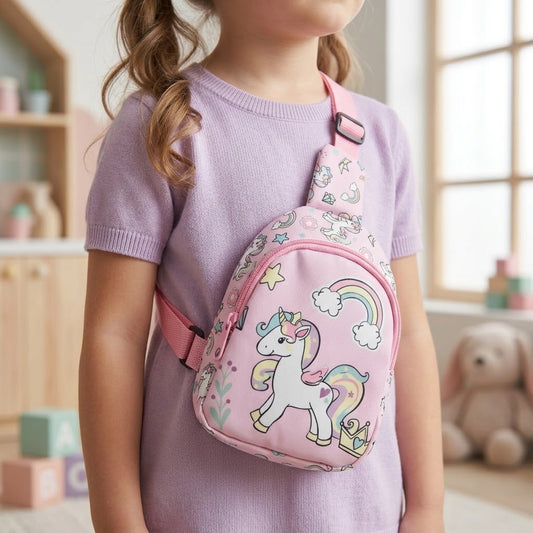 Unicorn Pink Crossbody Bag