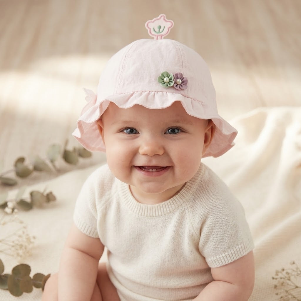 Basic Light Pink Bucket Hat