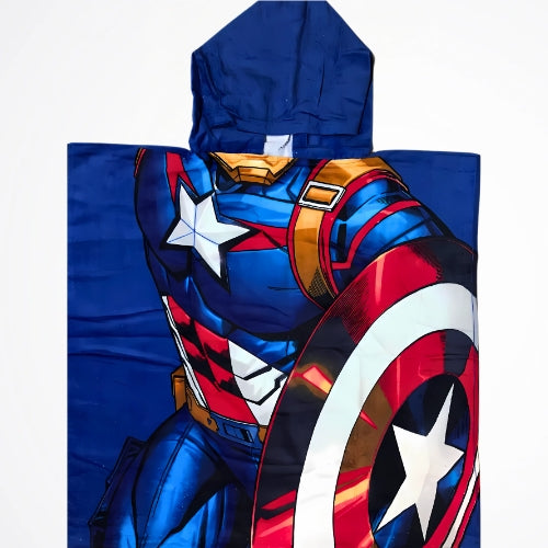 Captain America Body Beach Poncho