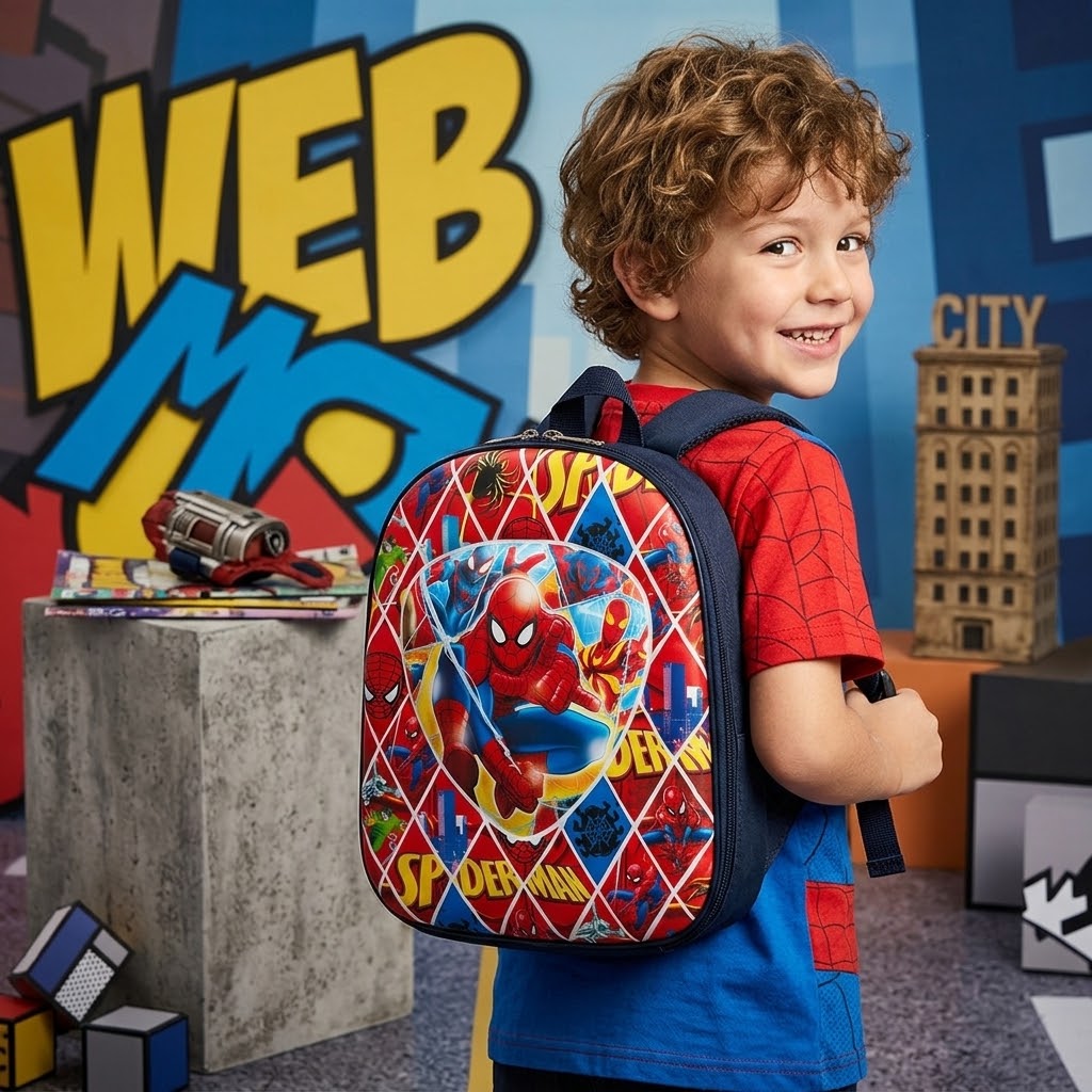 Spiderman Multiverse Acrylic Small Backpack