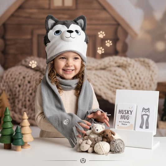 Wolf Fleece Ice Cap Set