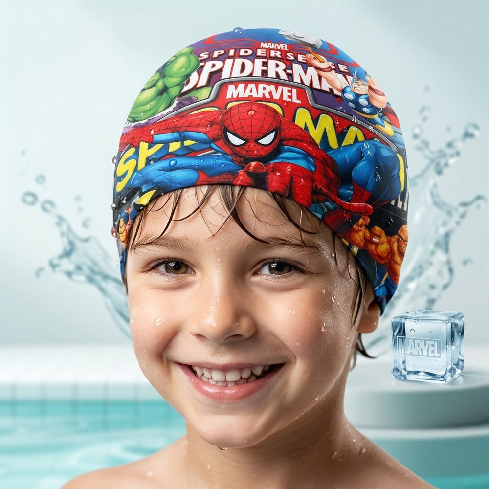 Marvel's Spiderman Waterproof Swim Cap
