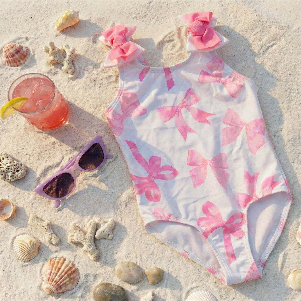 Bow Pink Swimsuit