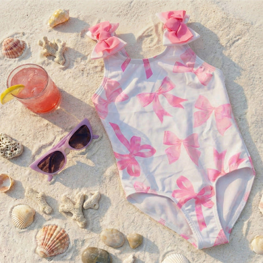 Bow Pink Swimsuit