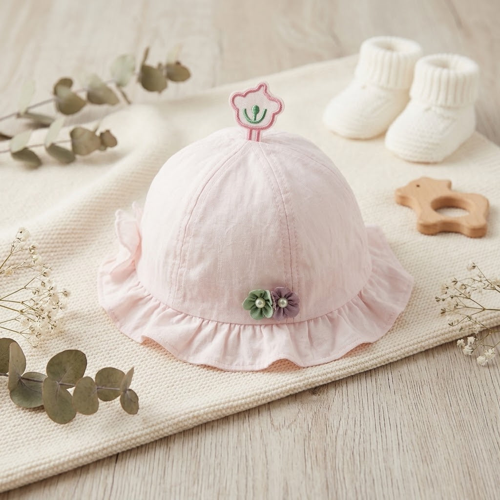Basic Light Pink Bucket Hat