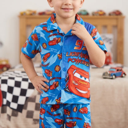 Cars Blue Fleece Pyjama Set (Model 03)