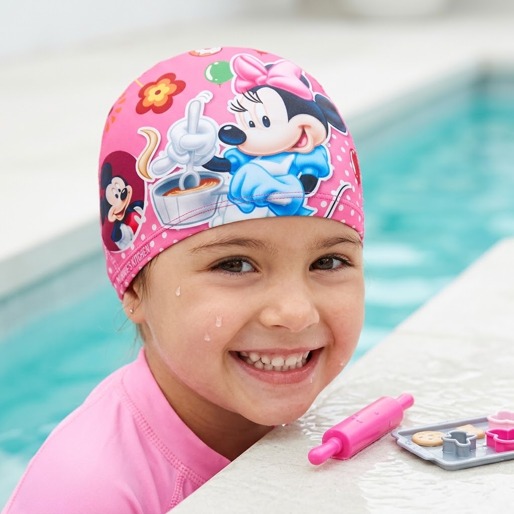 Minnie Mouse Waterproof Swim Cap