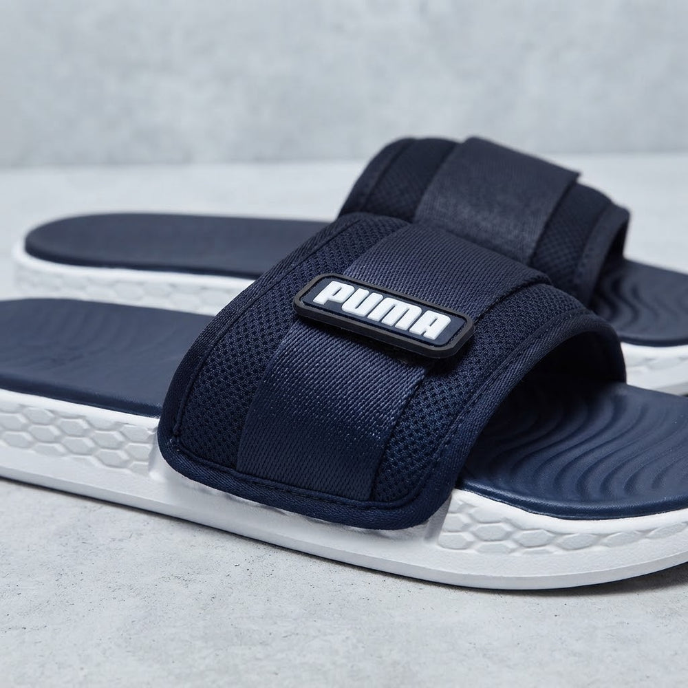 PM Strap Navy Slides