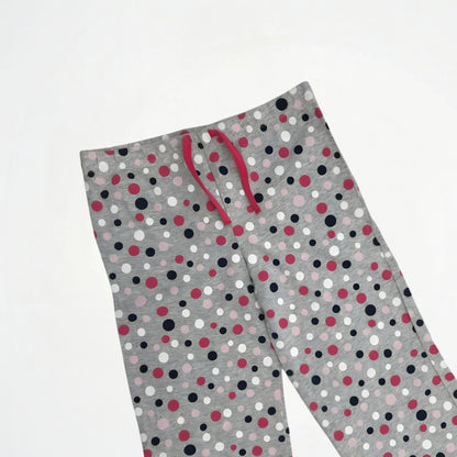 Dots Grey Cotton Pyjama Pants
