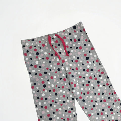 Dots Grey Cotton Pyjama Pants