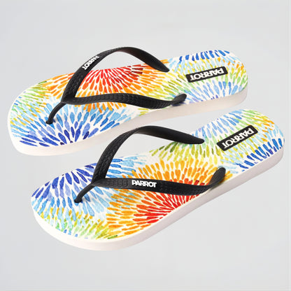 Parrot Brushy Colorful Flipflop