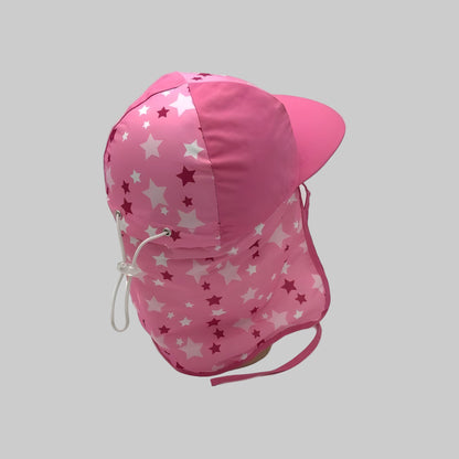 Pinky Stars Waterproof Cap