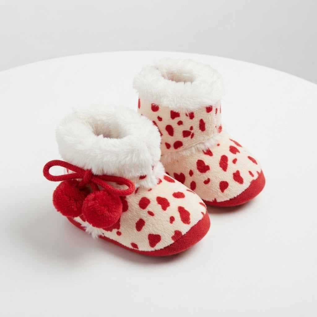 Polka Dots House Shoes