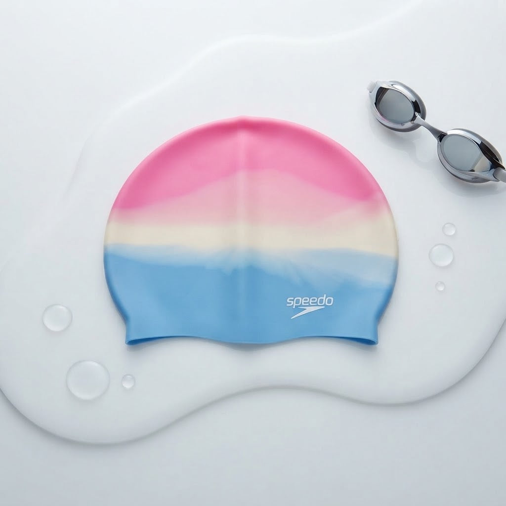 SP Tie Dye Silicone Swim Cap