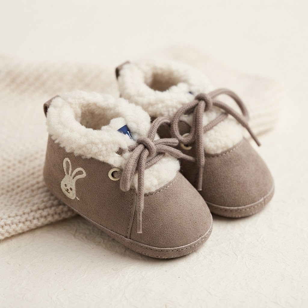 Rabbit Brown House Shoes